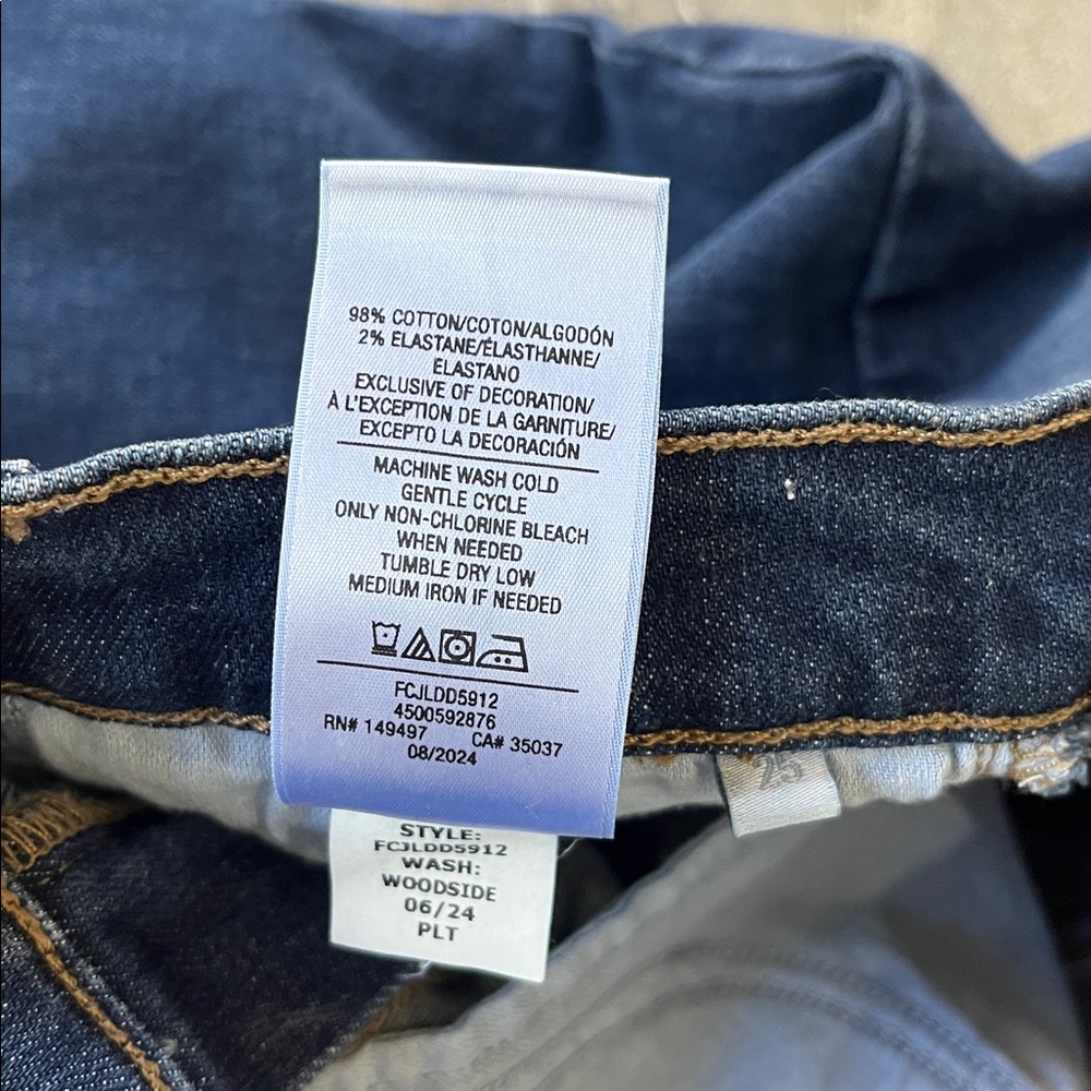Favorite Daughter The Valentina Shortie Super High Rise Boot Jeans, Woodside - Picture 11 of 14